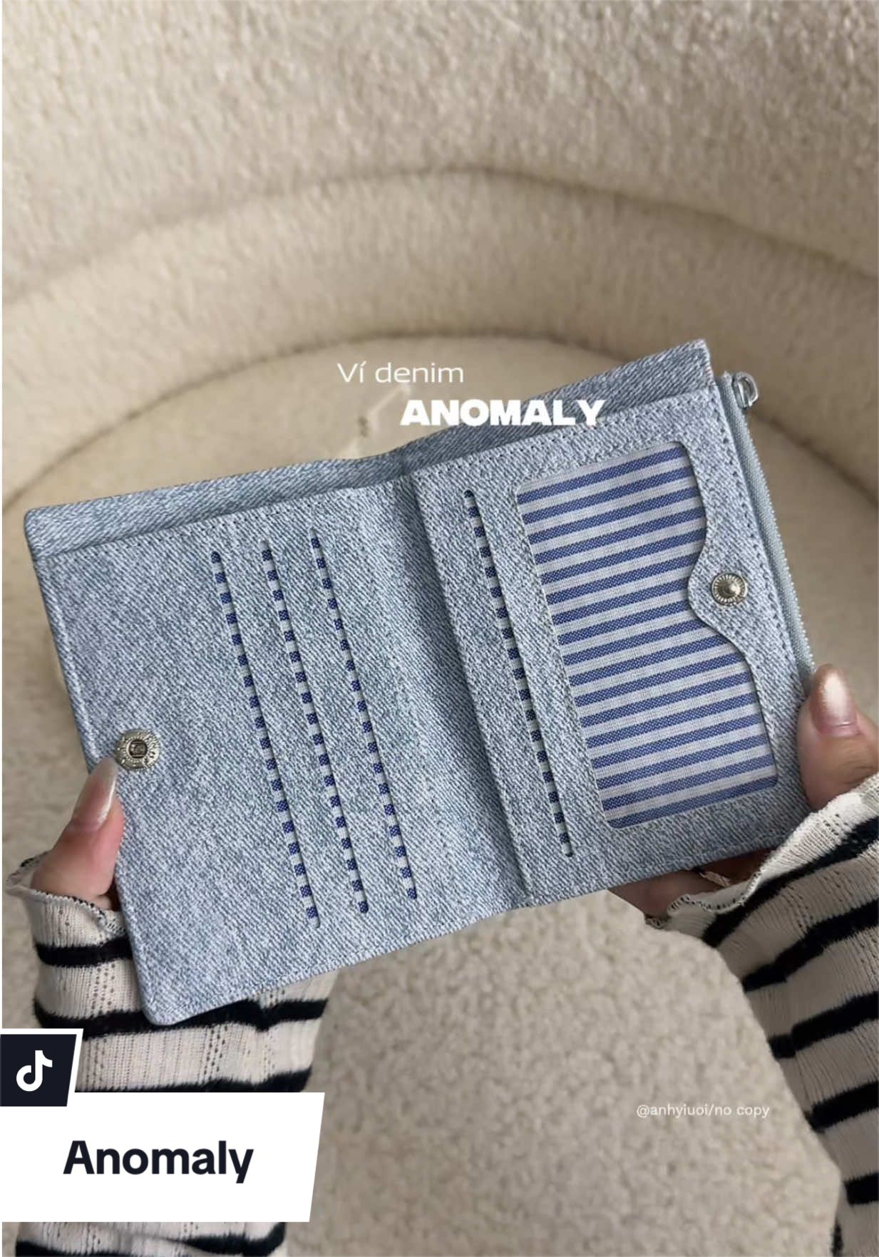 1xx mà nhận về tay ví xịn xò cỡ nàyy ✨ #anomaly #vitien #vitiennu #wallet #unboxing 