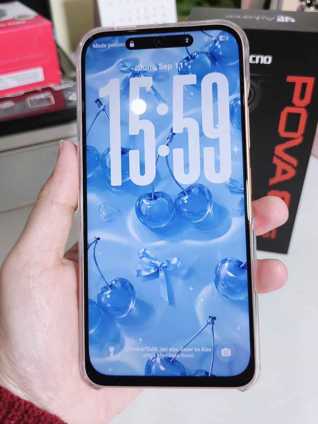 Tema aesthetic blue di pova 8 ✨ #TECNOIndonesia #TECNOPOVAQuest #TECNOFansIndonesia #POVA8 #SerbaSoliiiiiiiid @TECNO Indonesia Store 