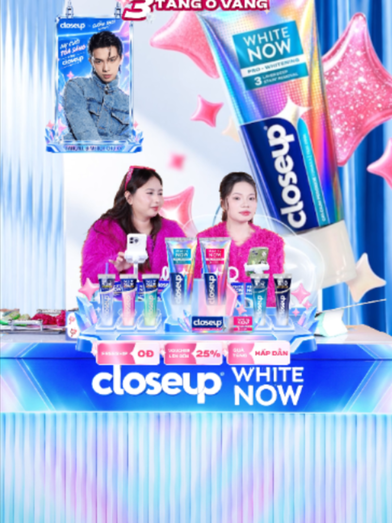 🚨 MEGA LIVE 11.9 – CLOSEUP WHITE NOW PRO WHITENING 🚨 ✨ DÒNG MỚI ĐÃ RA MẮT! Giải pháp mới giúp xử lý 3 tầng ố vàng chỉ sau 2 phút 🦷✨ Muốn khám phá White Now Pro Whitening và săn deal MEGA? 👉 Vào LIVE Closeup Việt Nam ngày 11.9 ngay nha! 🔥 #Closeup #CloseupVietnam #WhiteNowPro #WhiteNowProWhitening #3TangOVang #2Phut #MEGALive #11thang9 #TikTokShop