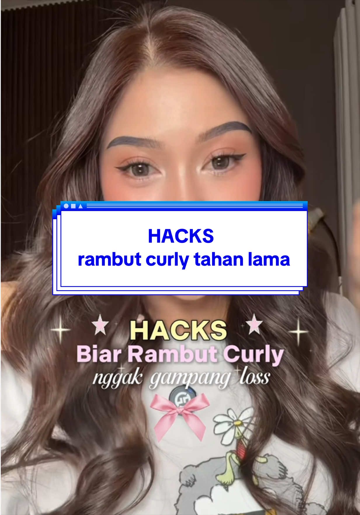 Baru nyatok curly bentar tp rambut udah lurus lagi? #hairstyle #hairtips #curlyawet #hairspray