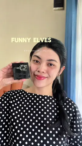 Bedak anti hinyai nih #funnyelves #powderfoundation #blurpowder 