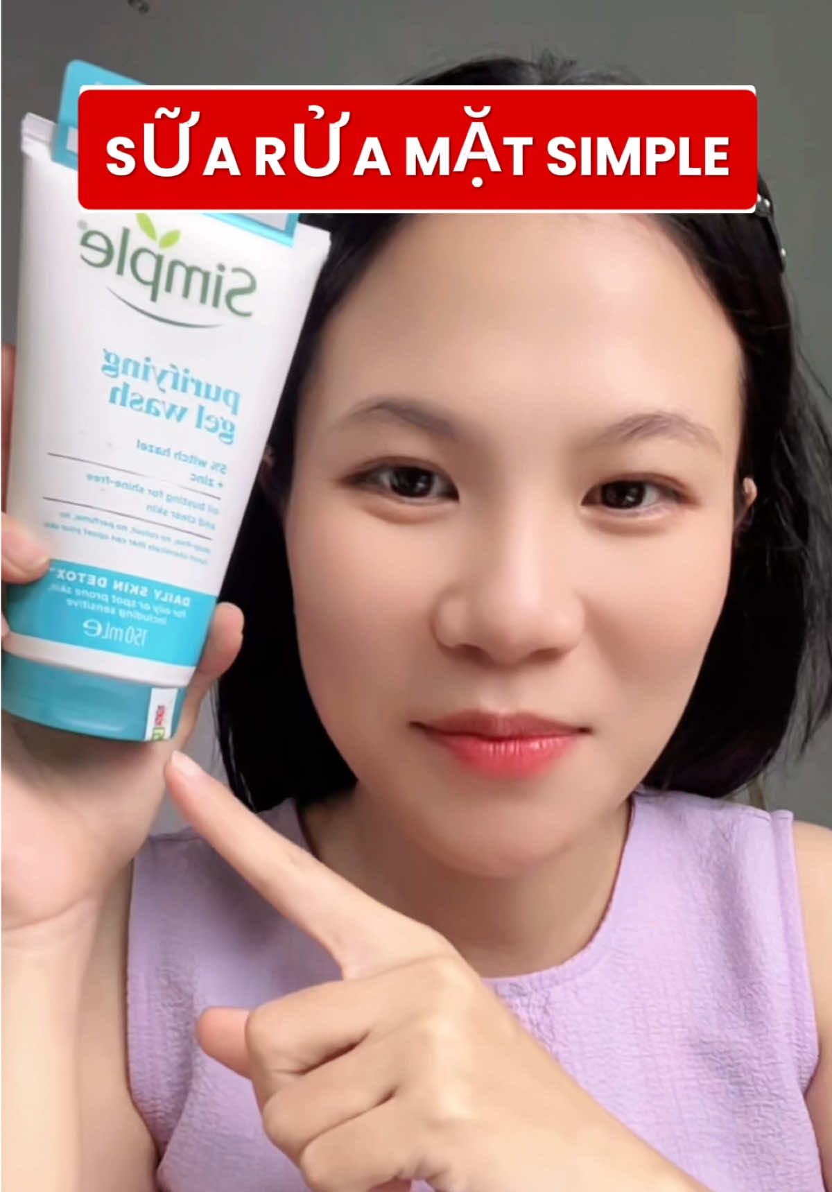 Sữa rửa mặt Simple #suaruamat #simple 