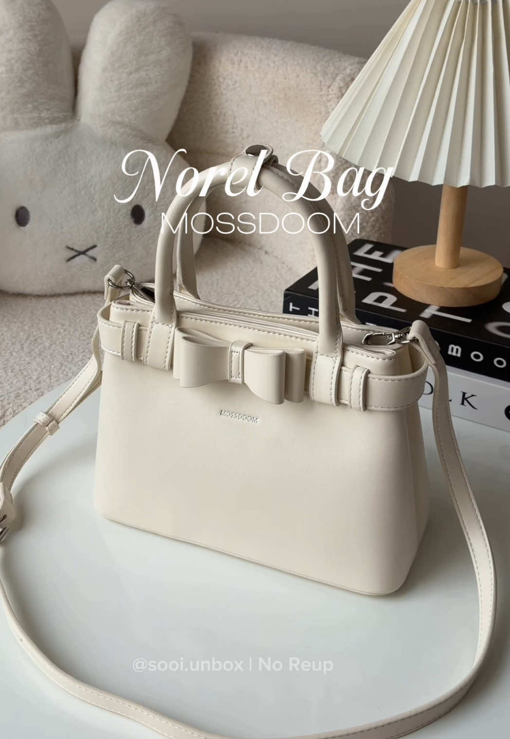 Em túi phối nơ siu thanh lịch 🤍🎀 #mossdoom #mossdoombag #mossdoomvn #norelbag #fyp 