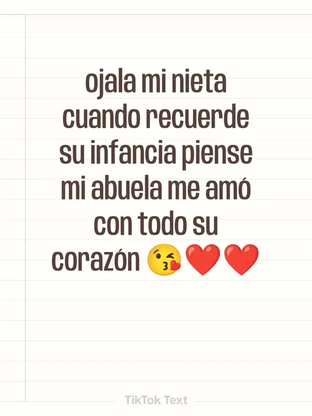 ojala mi nieta cuando recuerde su infancia piense mi abuela me amó con todo su corazón 😘❤️❤️#CapCut 