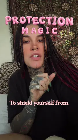 Protection magic part 3 ✨ shielding and easy warding ✨ #witch #witchcraft #witchesoftiktok #witchtips #protectionspell 