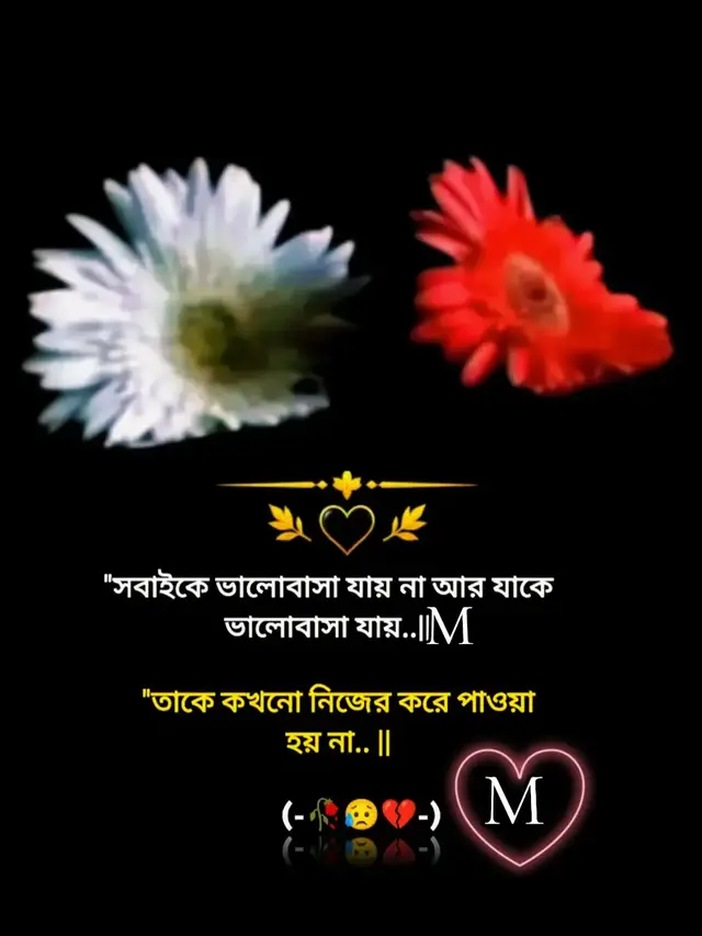 ###মন যাকে চায় ভাগ্যে সে থাকেনা😭😭💔💔🌻🌻🌻