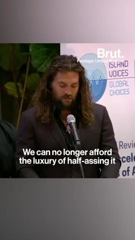 In 2019, famed actor and climate activist Jason Momoa spoke to the United Nations on behalf of island nations about the ongoing global climate crisis. #JasonMomoa #ClimateChange #GlobalWarming #UnitedNations