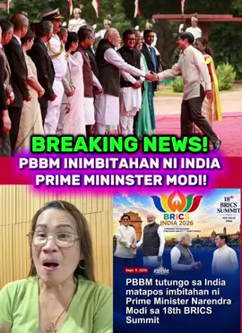 PBBM BAKIT KAYA INIMBITAHAN NI PRIME MINISTER MODI SA INDIA? #pbbm #marcos #bongbongmarcos #sara #highlight 