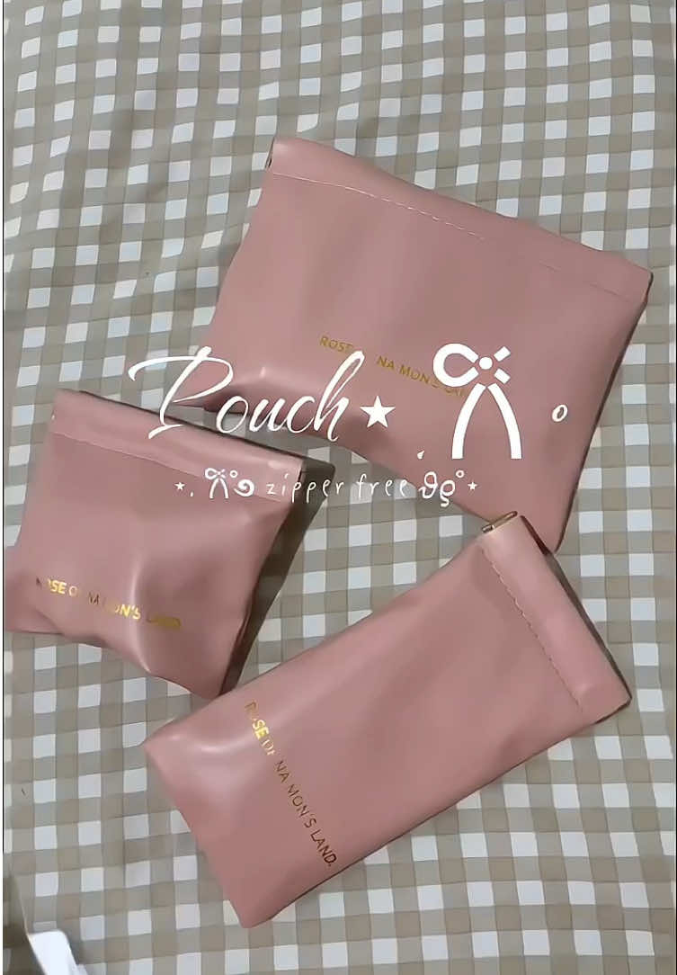 this pink magnetic pouch💗✨ #pouch #makeuppouch #makeuporganizer #magneticpouch #pinkfinds 