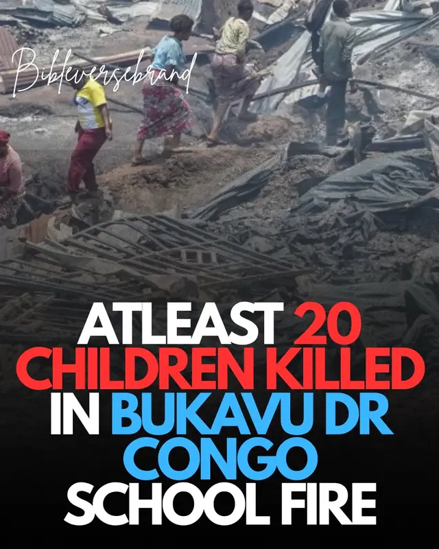 At least 26 children have died and 25 others have been injured after a devastating fire and stampede tore through two schools in Bukavu, eastern Democratic Republic of Congo, UNICEF confirmed Friday. The death toll remains provisional and could rise.  The fire broke out Thursday morning in the densely populated Chimpunda area and spread from a nearby residential building to Furaha Secondary School and Ujamaa Primary School. The blaze also destroyed approximately 300 homes, leaving many families without shelter.  According to South Kivu authorities, 19 girls and seven boys were among the children killed. Witnesses reported that students desperately tried to escape as the fire spread, with some jumping from windows. A narrow exit reportedly contributed to a deadly stampede, while some children were trapped inside the school and died from suffocation.  Medical facilities were overwhelmed by the number of casualties. UNICEF said 25 children were injured, while earlier reports indicated that several injured victims remained in critical condition.  The cause of the fire has not yet been established, and an investigation is underway. Bukavu has been under the control of the Rwanda-backed AFC/M23 movement since February 2025, amid the broader conflict and humanitarian crisis in eastern Congo.  UNICEF said it is supporting affected children and families, including through psychosocial support, as the community begins to recover from the tragedy.  Please pray for Bukavu Twenty-six children who went to school on Thursday did not return home. We pray for their families, the injured children, teachers, first responders, and everyone affected by this tragedy. May God comfort those who are grieving and strengthen those who are caring for the wounded. “He heals the brokenhearted and binds up their wounds.