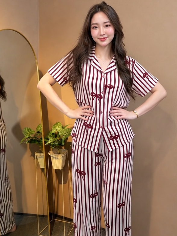 #setelanwanita #onesetwanita #setelanpiyama #piyama #outfitwanita 