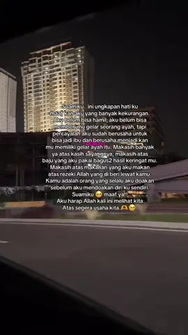 Terimakasih atas semua nya ya sayang, maaf kan aku yang jauh dari kata istri yang sempurna 🥹🥹#tiktok #fyp #pejuanggarisdua #pejuanggaris2 #pejuanghamil 