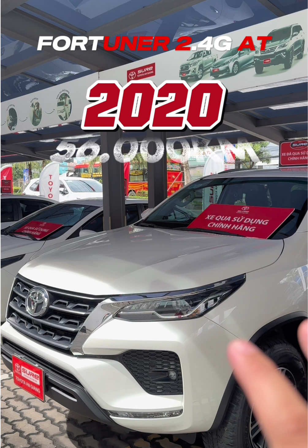 Fortuner máy dầu số tự động, sản xuất 2020, lăn bánh 56.000Km #trongxecutoyotaangiang #toyotaangiang #toyotasureangiang #toyotacantho #toyotasurecantho 