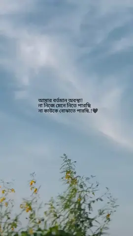 আমার বর্তমান অবস্থা!না নিজে মেনে নিতে পারছি না কাউকে বোঝাতে পারছি.!🖤#status #bdtiktokofficial #trending #স্ট্যাটাসক্যাপশন #fyp 