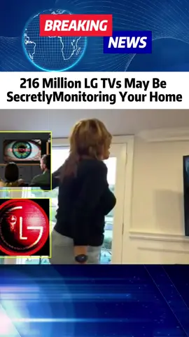 LG TVs have been spying on us #news #Tech #lg #tv #fyp 
