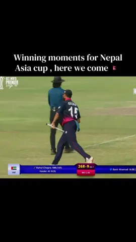 ACC Men's Premier Cup 2026 Champions! #NepalCricket#accpremiercup2026 #chqmpions #nepalvsuae #todaymatch 