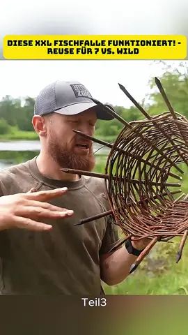 Diese XXL FISCHFALLE funktioniert! - Reuse für 7 vs. Wild  Survival Training#FritzMeinecke #Survival #006 