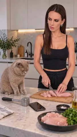 Cat Broke My Phone Over a Piece of Chicken 🍗🐈📲…🤣🤣🤣😜😜😜😂😂😂😝😝😝……………#funnycat #catsoftiktok #funnyvideos #catfood #catlover 