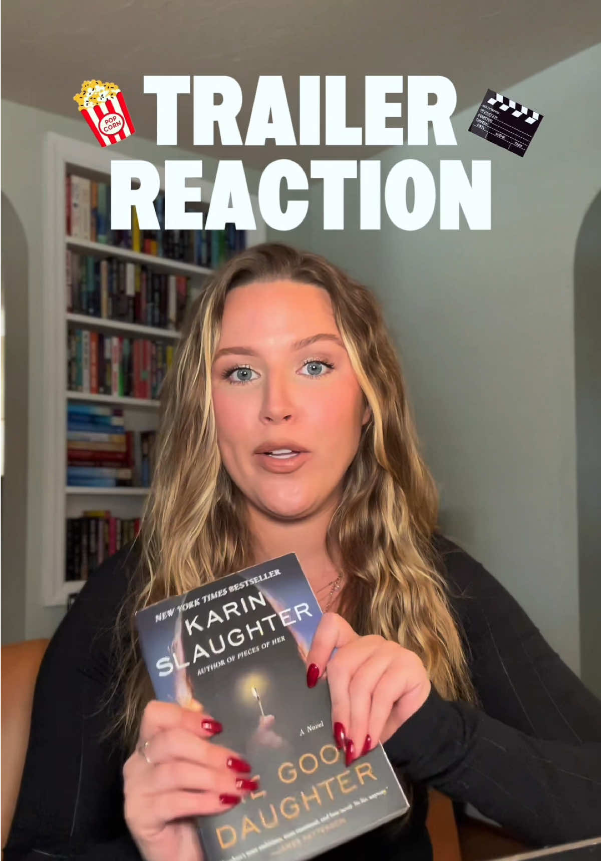 There have been so many exciting book to screen adaptations this year and it seems like that train is going to keep rolling 🎬 The Good Daughter (based on the book by Karin Slaughter) is streaming on @Peacock November 12th! Let me know if you’re excited for this one or if you’ll be adding the book to your TBR in the comments 🍿📚 #BookTok #BookToScreen #thrillertok #thegooddaughter #thrillerbooks 