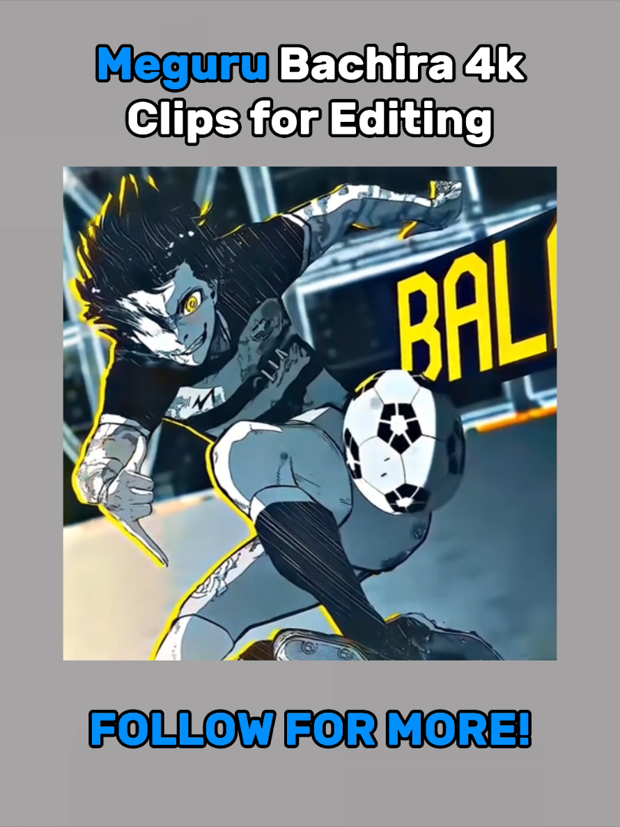 Meguru Bachira 4k clips for editing #aqclipsforediting #viral #clips #fyp #helpful 