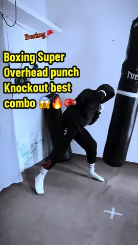 Boxing Super Overhead punch Knockout best combo 😱🔥🥊#foryoupage #boxing🥊 #boxingtraining🥊 #boxingtechnique #boxingtutorial