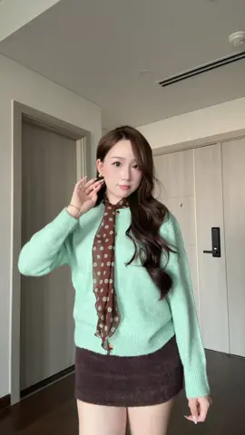 Ôi cái mau xinh điên!! Shop tặng cho cái dây phối trông có gu hẳn #xuhuong 