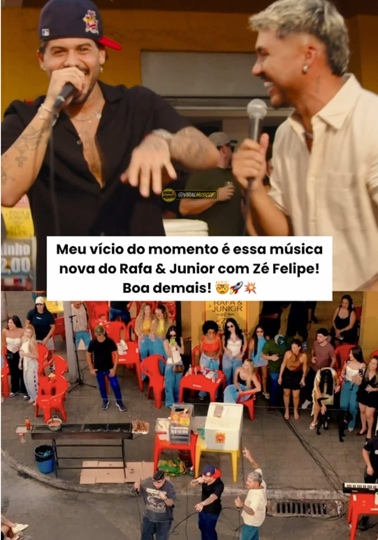 “Cada um com seus vícios” 😂 O meu agora é essa música nova do Rafa & Junior com Zé Felipe. “A Cara do Rolo” já grudou na cabeça e não sai mais! A história é boa demais: nunca namorou na vida, mas já fez muito malandro sofrer. 😂 Quem olha pra essa carinha de bebê nem imagina o estrago que ela faz por onde passa. Rafa & Junior e Zé Felipe acertaram demais nessa! 🔥🤯 🎥 Música/ A Cara do Rolo - @rafaejunioroficial @zefelipe  #rafaejunior #zefelipe #viral #hit #sertanejo