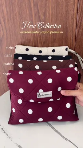 Sini siniii kita baru lauching mukena polkadot dari bahan katun rayon premium yg super duper ademmm😍 Mana yg bakal jadi warna favorit kalian nih?♥️🤩 #mukenapolkadot #newcollection #rekomendasimukena #gafistoreid 