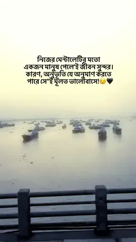 নিজের মেন্টালেটির মতো একজন মানুষ পেলে'ই জীবন সুন্দর।😌🖤 #ridu_for_ever 