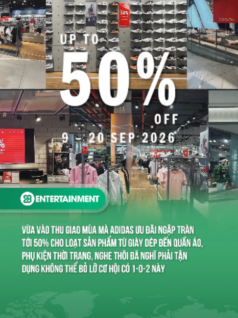 VỪA VÀO THU GIAO MÙA MÀ ADIDAS ƯU ĐÃI NGẬP TRÀN TỚI 50% CHO LOẠT SẢN PHẨM TỪ GIÀY DÉP ĐẾN QUẦN ÁO, PHỤ KIỆN THỜI TRANG, NGHE THÔI ĐÃ NGHĨ PHẢI TẬN DỤNG KHÔNG THỂ BỎ LỠ CƠ HỘI CÓ 1-0-2 NÀY #theanh28 #tiktoknews #theanh28news