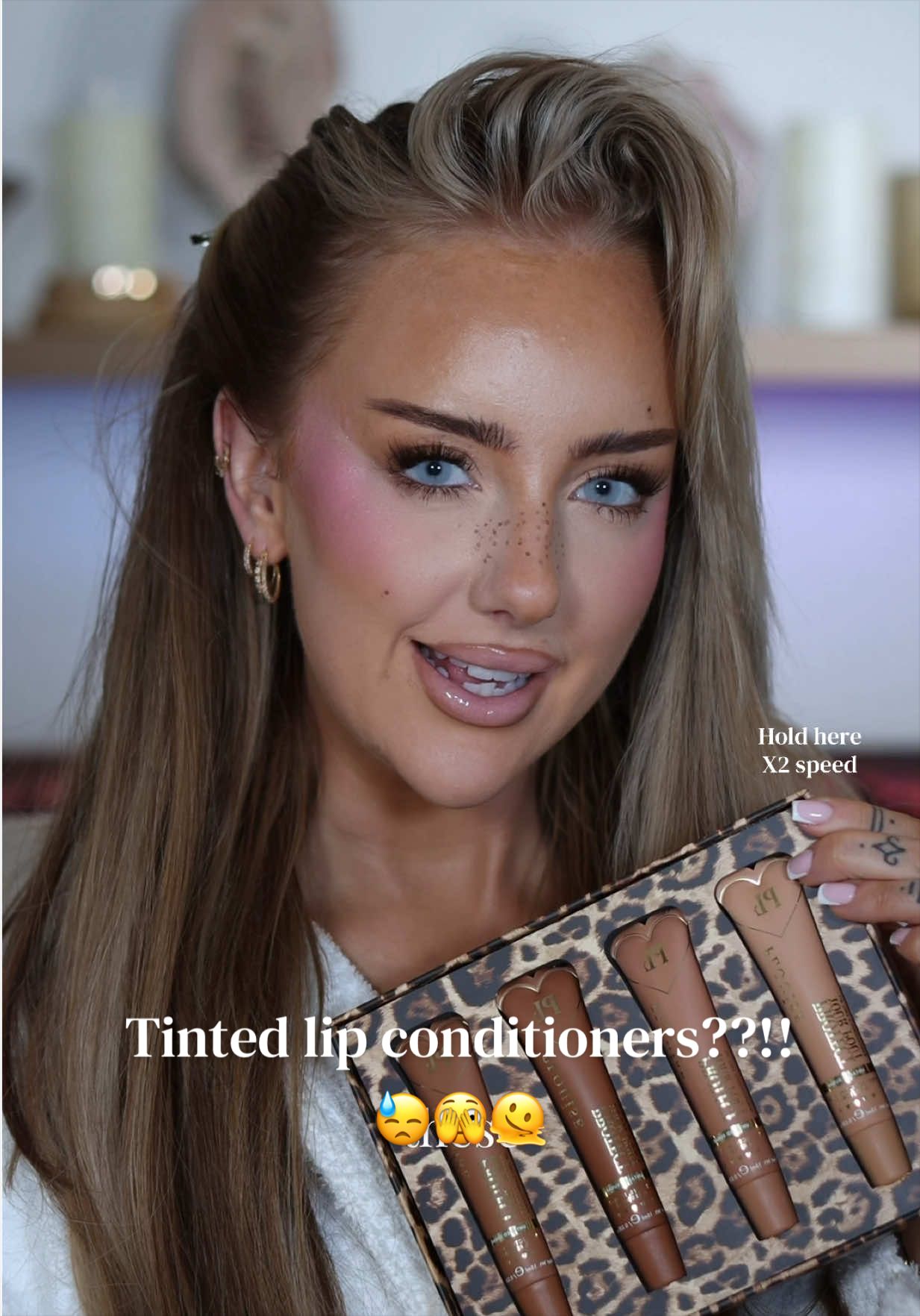 Tinted lip conditioners 😬 I’ll be the judge of that #lipconditoner #lipgloss #lipcombo 