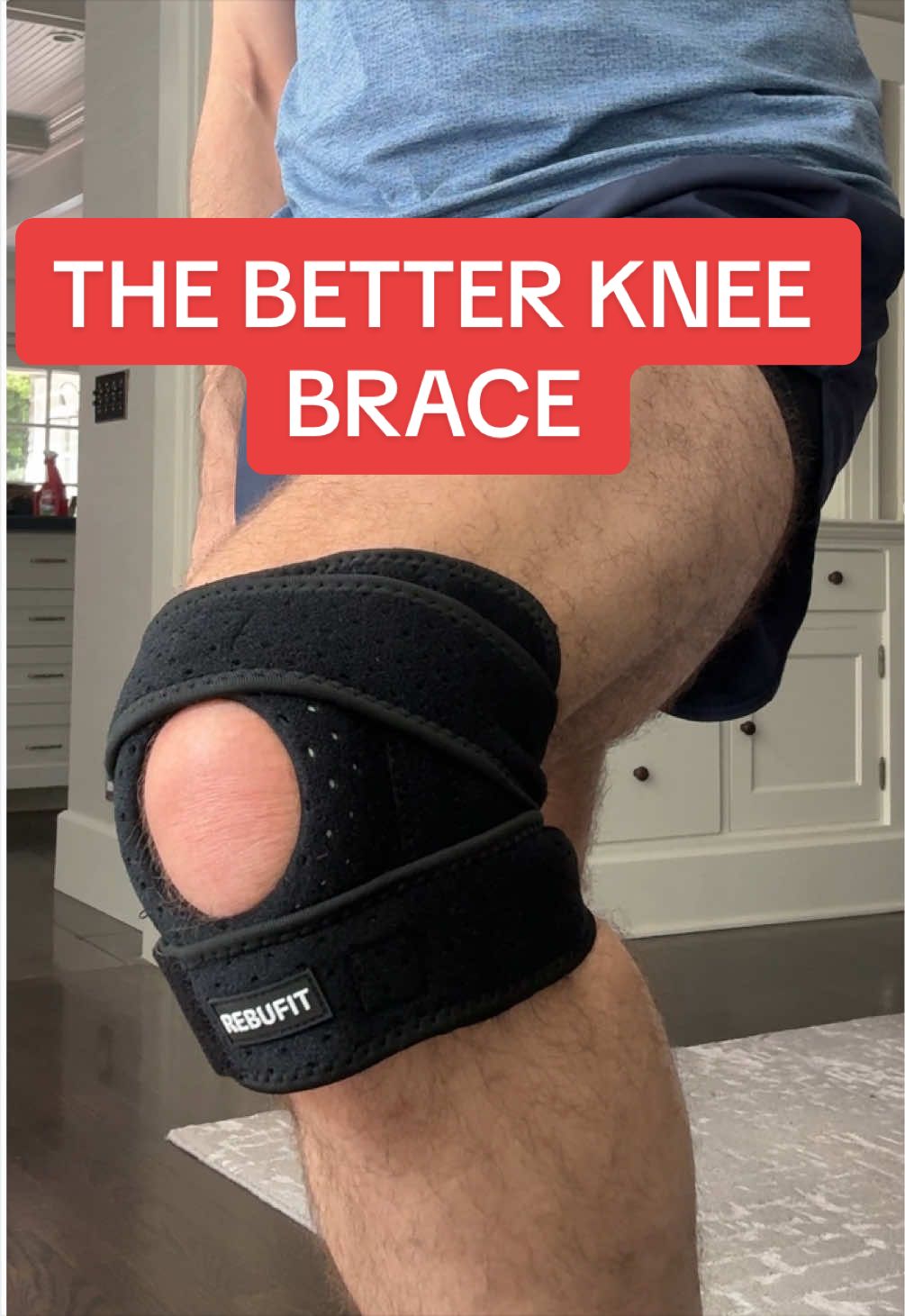 I need brace that gives you full support without feeling like a giant sleeve around your knee#kneebrace #kneesupport #sportsupport #tiktokshop #stability 