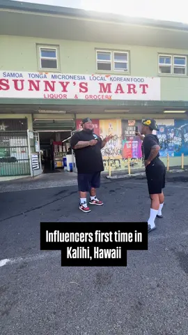 Influencers first time in Kalihi #hawaii #masubi 