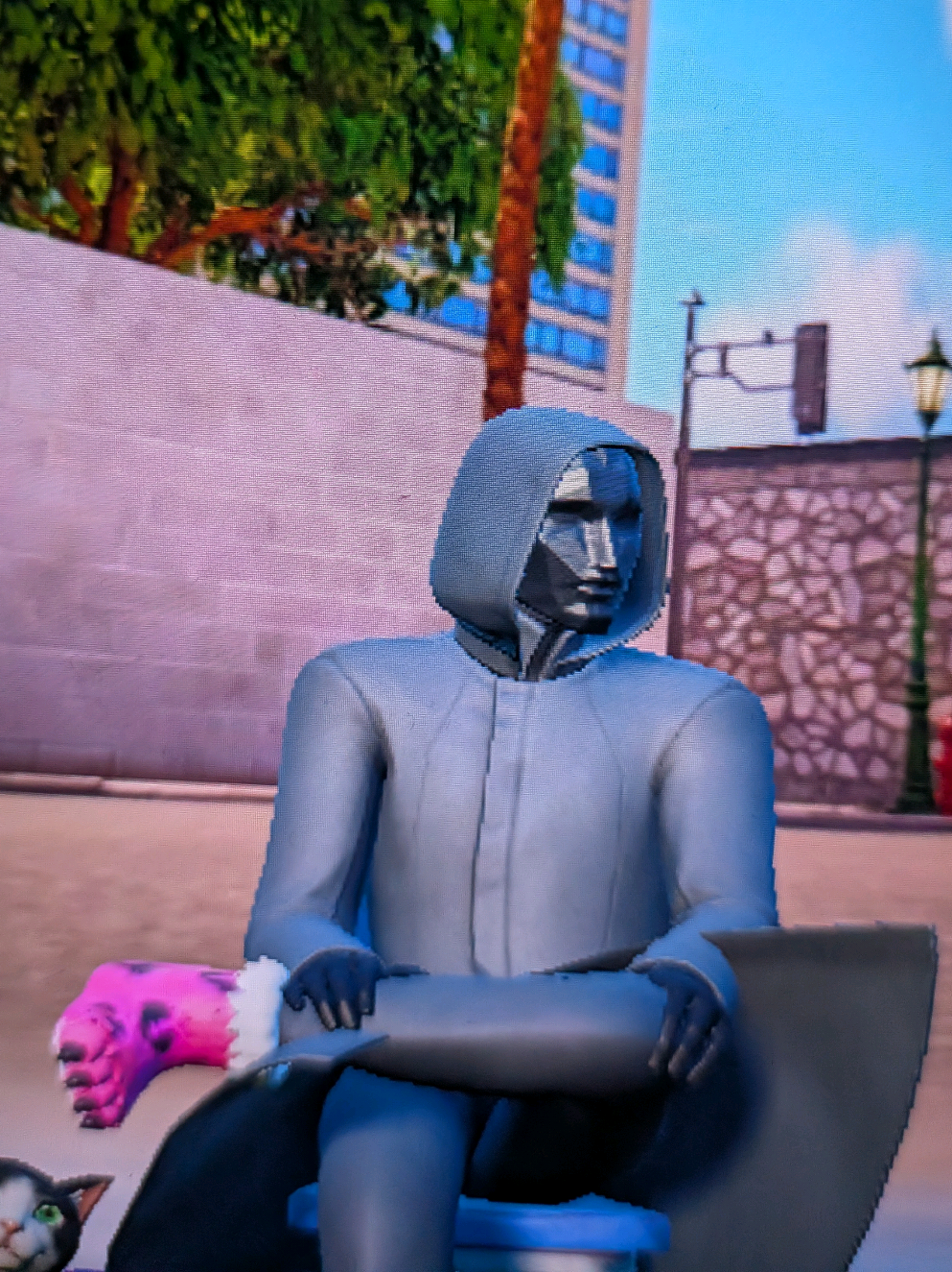 When the player starts to back talk to the master.  #fortniteclips #squidgames 
