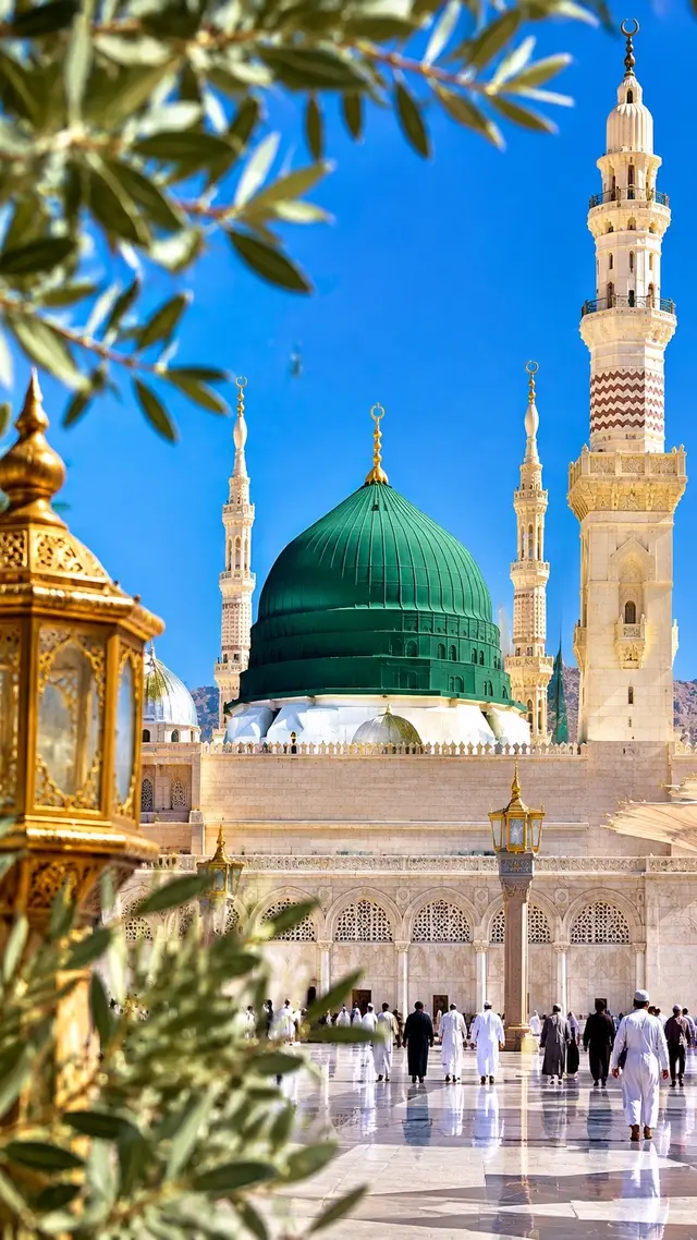Filming the Prophet's Mosque: Tips for Capturing Its Grandeur Want to capture the awe of Masjid Al Nabawi in your next video? Here's how to film it right:Focus on the tranquil, grand feeling of the Prophet's Mosque. Keep your shots smooth and focused.Viral clips use slow pans over the architecture and lighting. This shows reverence and draws viewers in instantly.Film close-ups of the beautiful arches or green domes, using soft, uplifting background music for mood.Show a wide, clear view of the main prayer hall-that moment of quiet beauty is the peak!What's your favorite part of this holy place? #madinah #masjidalnabawi #islamicreels #journeytofaith
