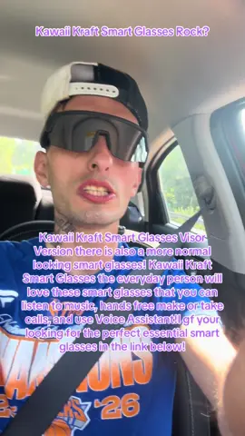 Kawaii Kraft smart glasses rock so affordable great lens and allow you to hands free listen to music, make or take calls, and use voice assistant#KawaiiKraft#VisorSmartGlasses#HighlyRated#UnbeatablePrice#SmartGlassesThatCanDoTheThingsYouWant