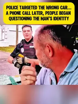 POLICE TARGETED THE WRONG CAR... A PHONE CALL LATER, PEOPLE BEGAN QUESTIONING THE MAN'S IDENTITY #unitedstates #cops #news #today #police 