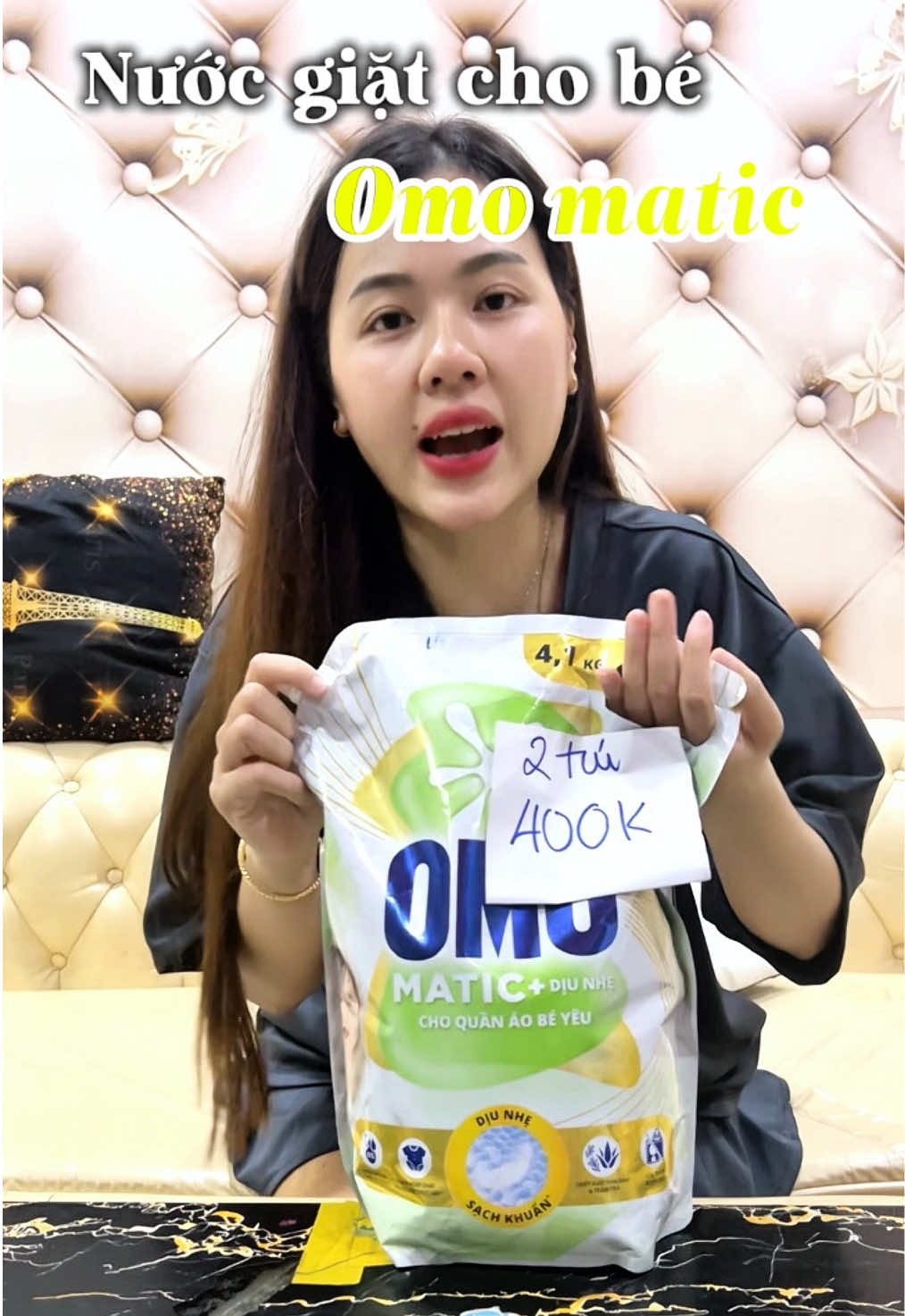Cb2 túi nước giặt cho bé #vymetomandjerry #nuocgiat #nuocgiatomo #omo #hoptaccungunilever 