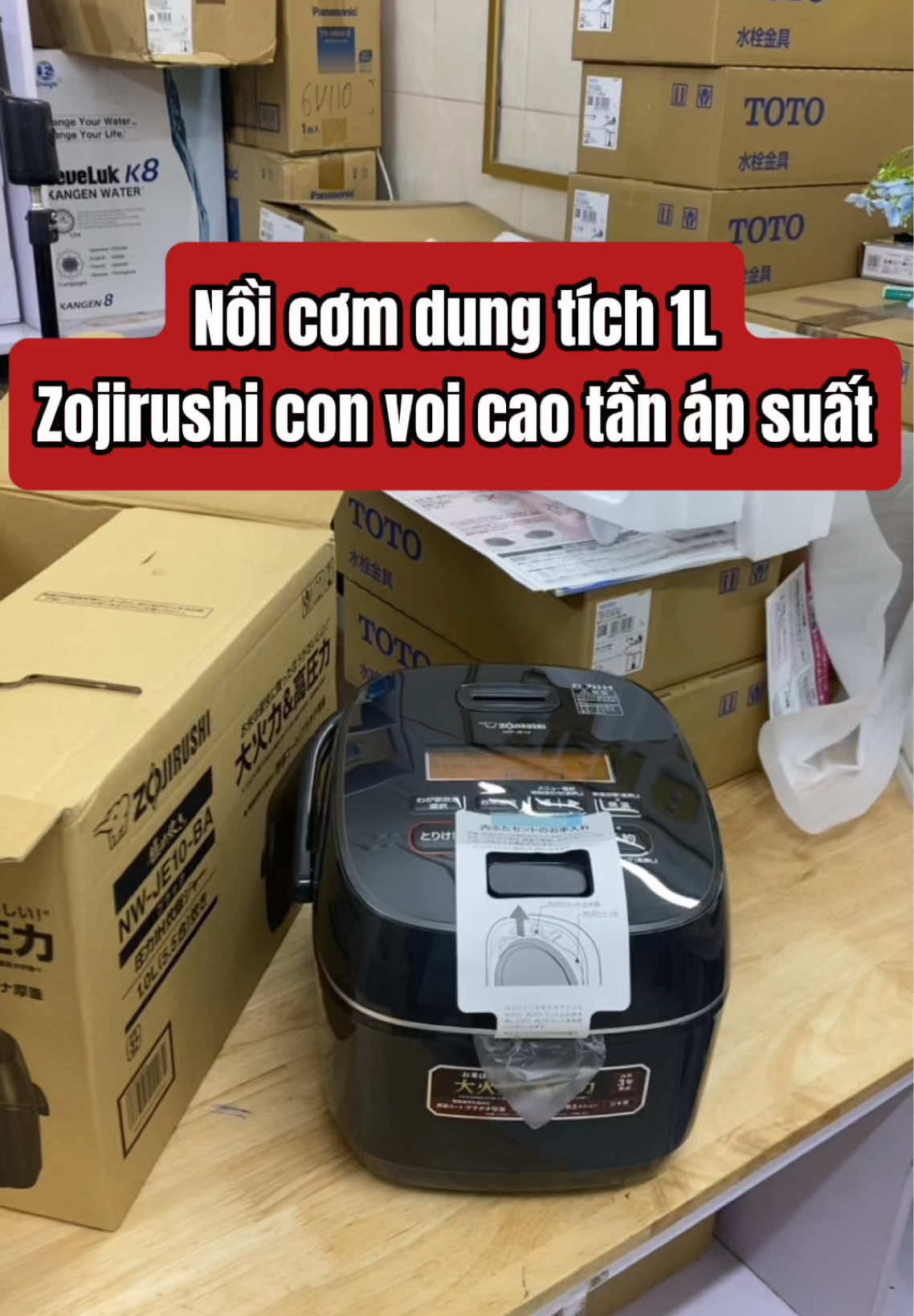 Nồi cơm Zojirushi NW-JE10 nội địa Nhật, nấu cơm ngon chất lượng #noicom #noicomdien #noicomnhat #lyhangnhat #hangnoidianhatban 