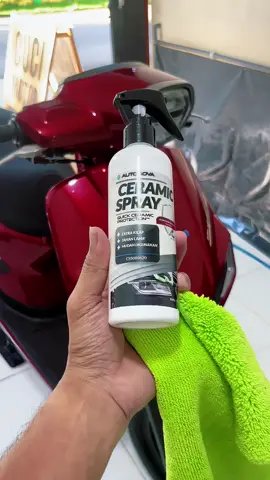 Selesai cuci motor Honda Stylo. 📍jalur 2 cabang Puskesmas Ngabang. Shampo + Pengkilap: @AUTOMOVA #cucimotor #honda #stylo #pengkilap 