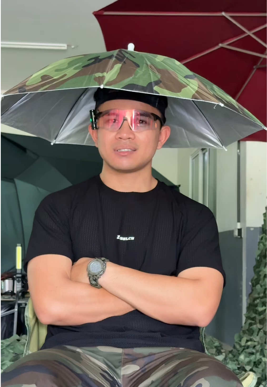 หมวกร่ม สินค้ามาแรง ใส่สบาย ไม่บีบหัว กันแดดได้ทั้งตัว #หมวกร่ม 