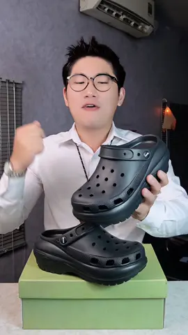 Dép sandal cao su siêu nhẹ tăng chiều cao chống thấm nước chống trơn #tonyreviewchanthat #muasamcungtiktok #depdimua #depcaosu #sandal