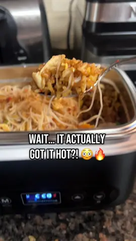Okay, I genuinely underestimated this lunch box. 😂 I put cold leftover Chinese food straight from the refrigerator into this upgraded heated lunch box just to see what it could really do. I expected warm food—not food that was hot and literally steaming when I opened it. 😳🔥 This upgraded version heats from the sides and bottom, and according to the manual, the inner heating surface can reach up to 221°F. This could be so convenient for work, school, traveling, or anywhere you want a real home-cooked meal without depending on a microwave. And I still have to show y’all how to use the scheduled heating feature! 👀 #heatedlunchbox #electriclunchbox #lunchideas #hotfood #foodwarmer