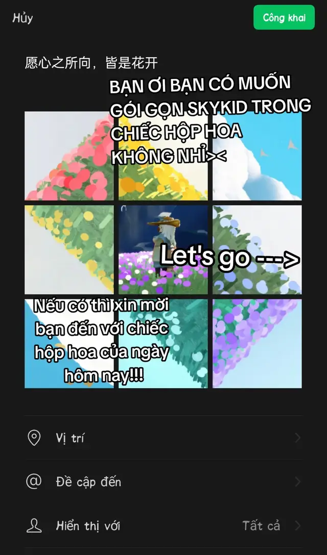 Sharing ideas I got from Douyin Have a great day everyone! #skychildrenofthelight #thatskygame #skykid #flowers #game 