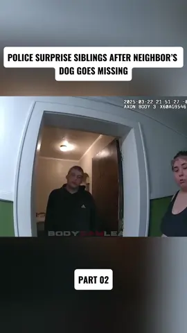 Police Surprise Siblings After Neighbor’s Dog Goes Missing #cops #police #policeofficer #bodycam #copsofftiktok 