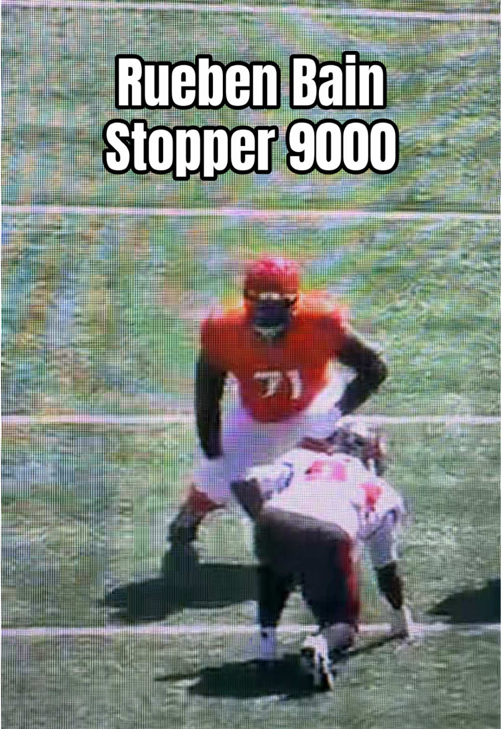 Best offensive lineman of Burrows career #nfl #bengals #ruebenbain #amariusmims #bucs 