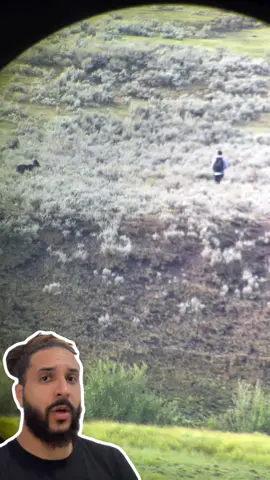 Ele foi perseguido por um LOBO e manteve a calma! 🐺