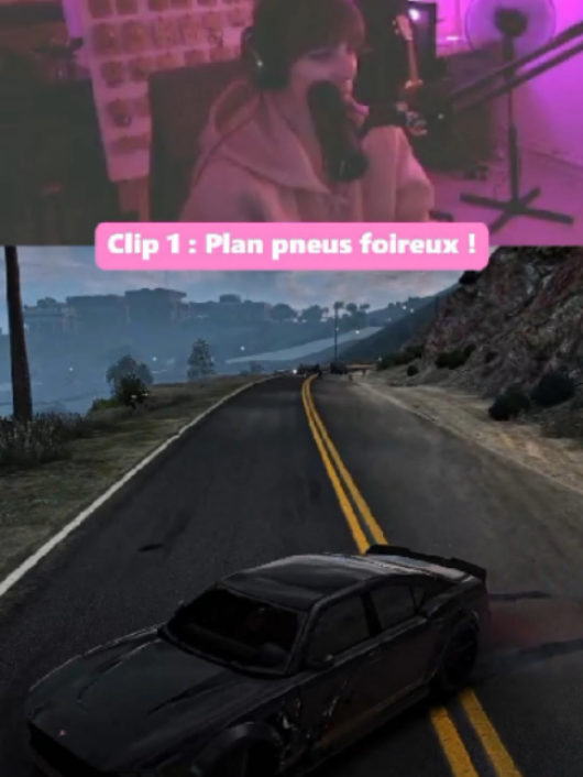 Plan pneus foireux ! #mllesaana #gaming #gtarp #Flashback