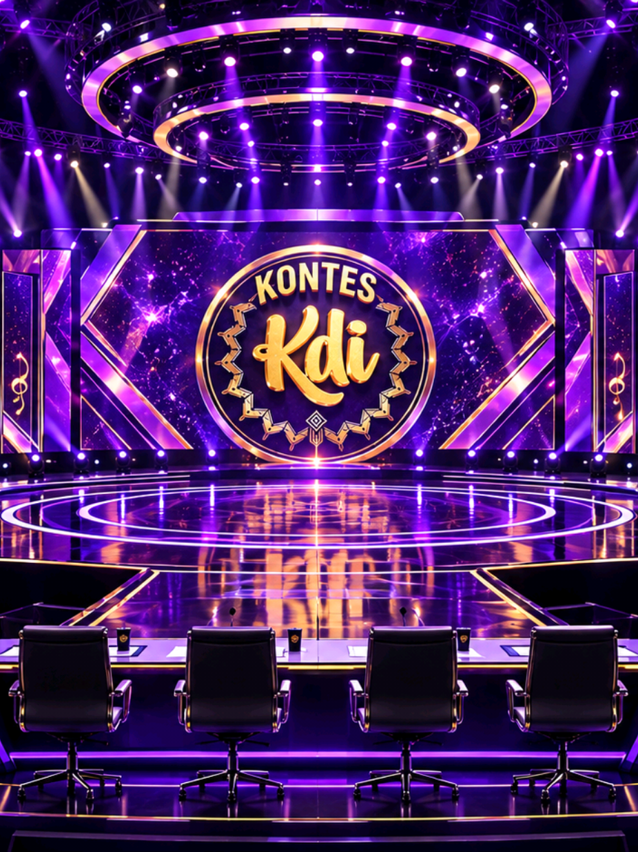 Ide desain panggung KDI - Kontes Dangdut Indonesia @officialmnctv 