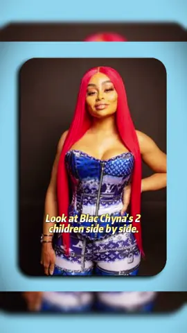 Look at Blac Chyna's 2 children side by side. Which face do you notice first? #foryou#fyp#celebrity#usa#popculturenews